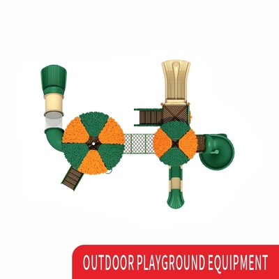Plastic Amusement Park School Game Playhouses Playsets Children Slide With Swing Set