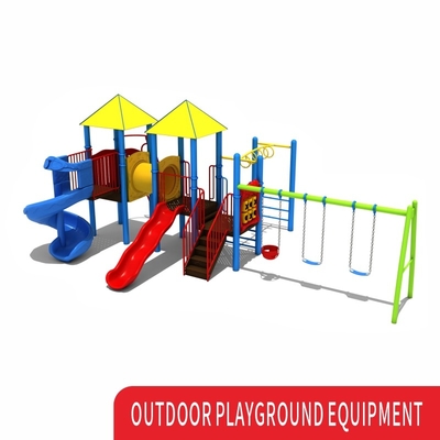 Kids Entertainment Outdoor Playground Slide For Children Play Set Customized