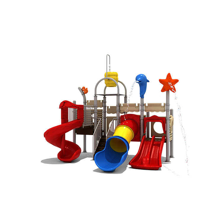 Waterproof Kids Playground Outside Toys Outdoor With Slide For Theme Park